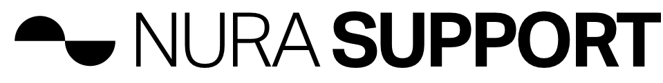 Nura Support Help Center home page